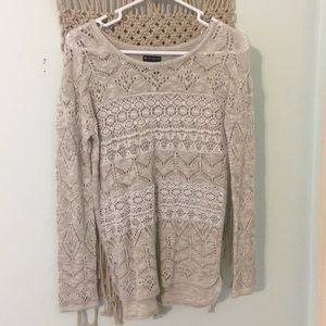 patterned sweater